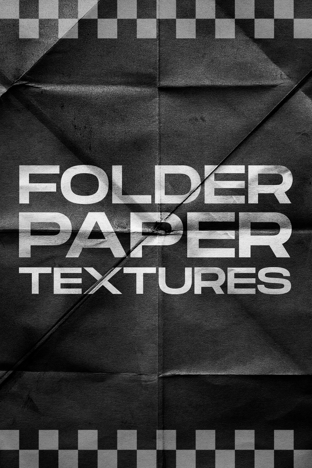 Folded Paper Textures Collection Pinterest image.