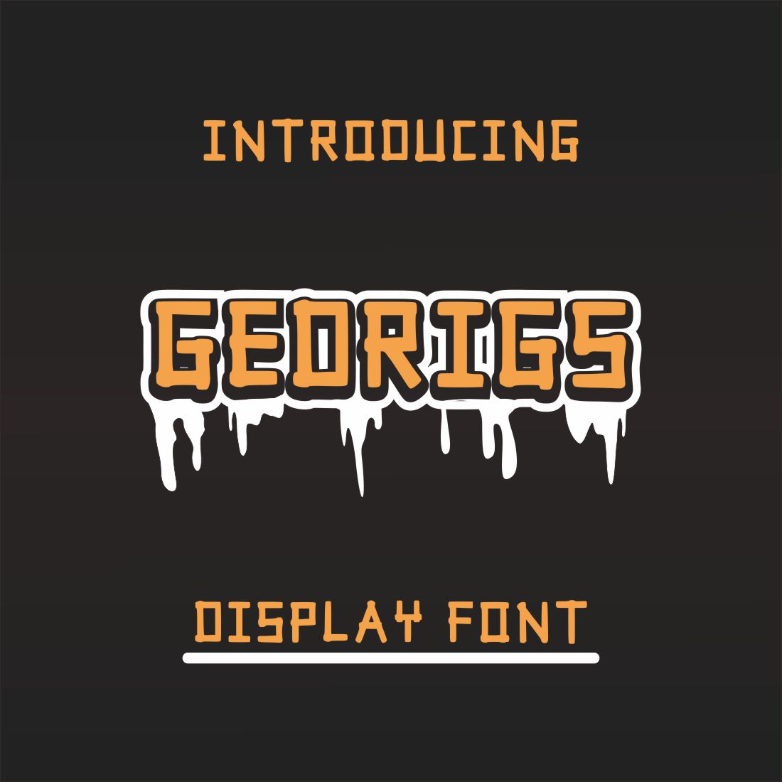 Font Gedrig for Display cover image.