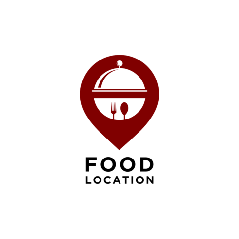 Food Pin Logo Vector Premium cover image.
