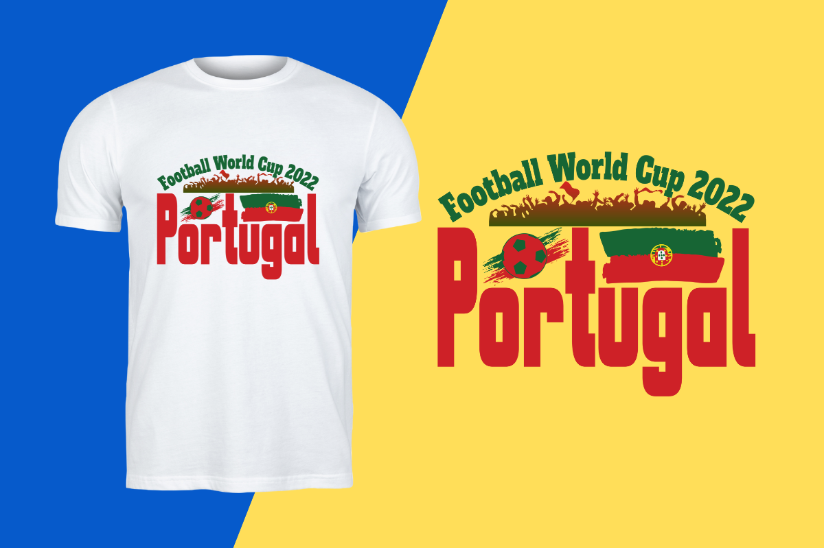 FIFA World Cup 2022 T-Shirts Desing 30 SVG Bundles, portugal t shirt design.