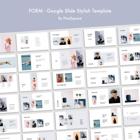 FORM - Google Slide Stylish Template.