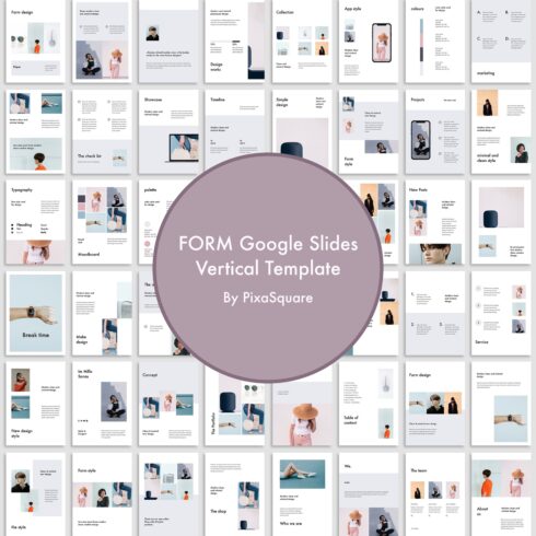 FORM Google Slides Vertical Template.