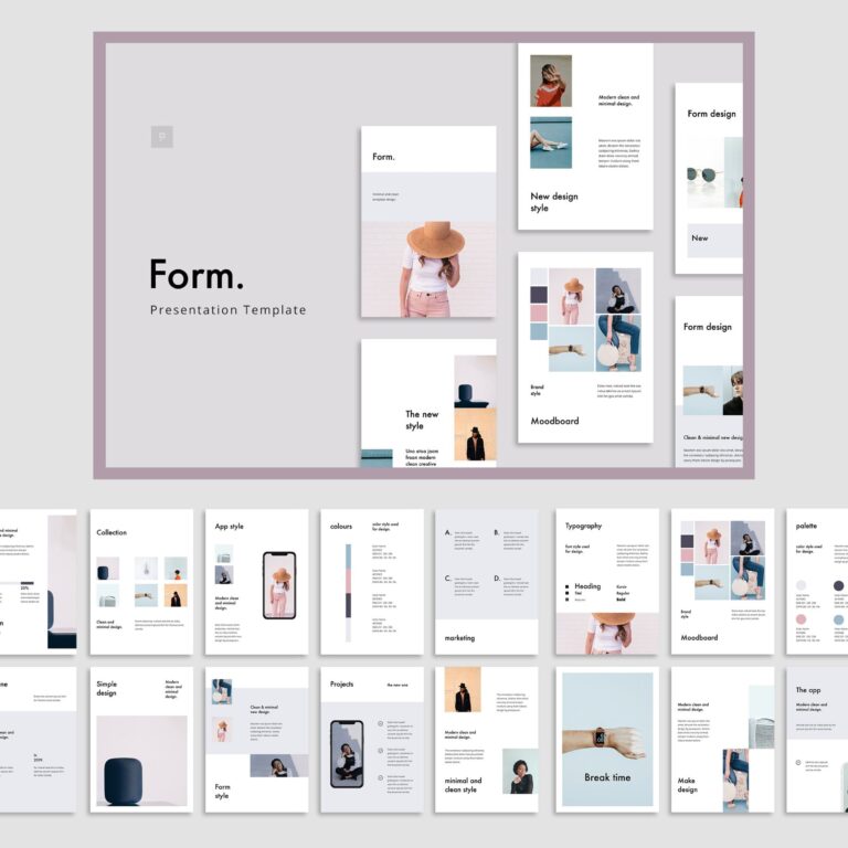 FORM Google Slides Vertical Template MasterBundles