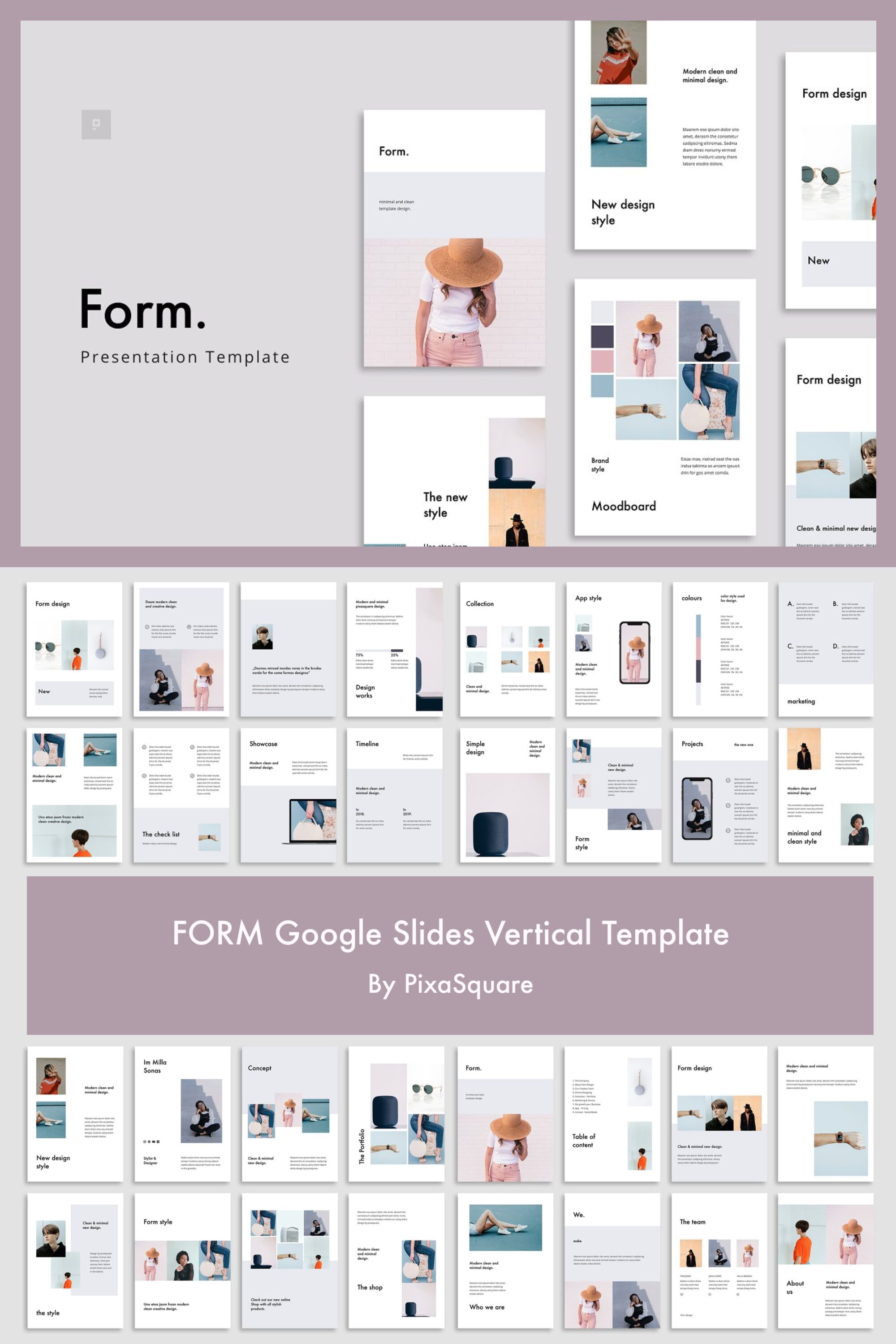 form google slides vertical template 03