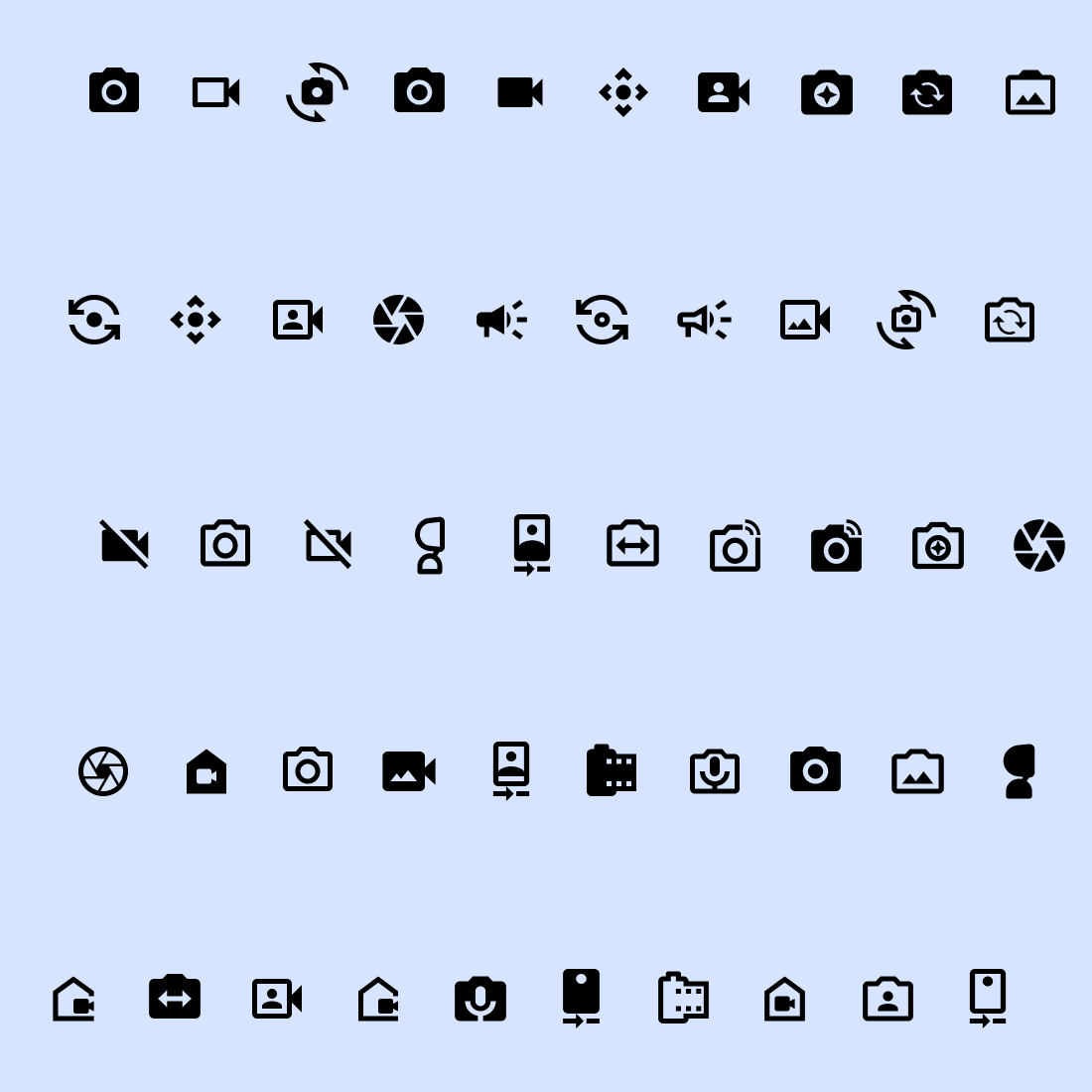 Google Material UI Icons Bundle cover image.