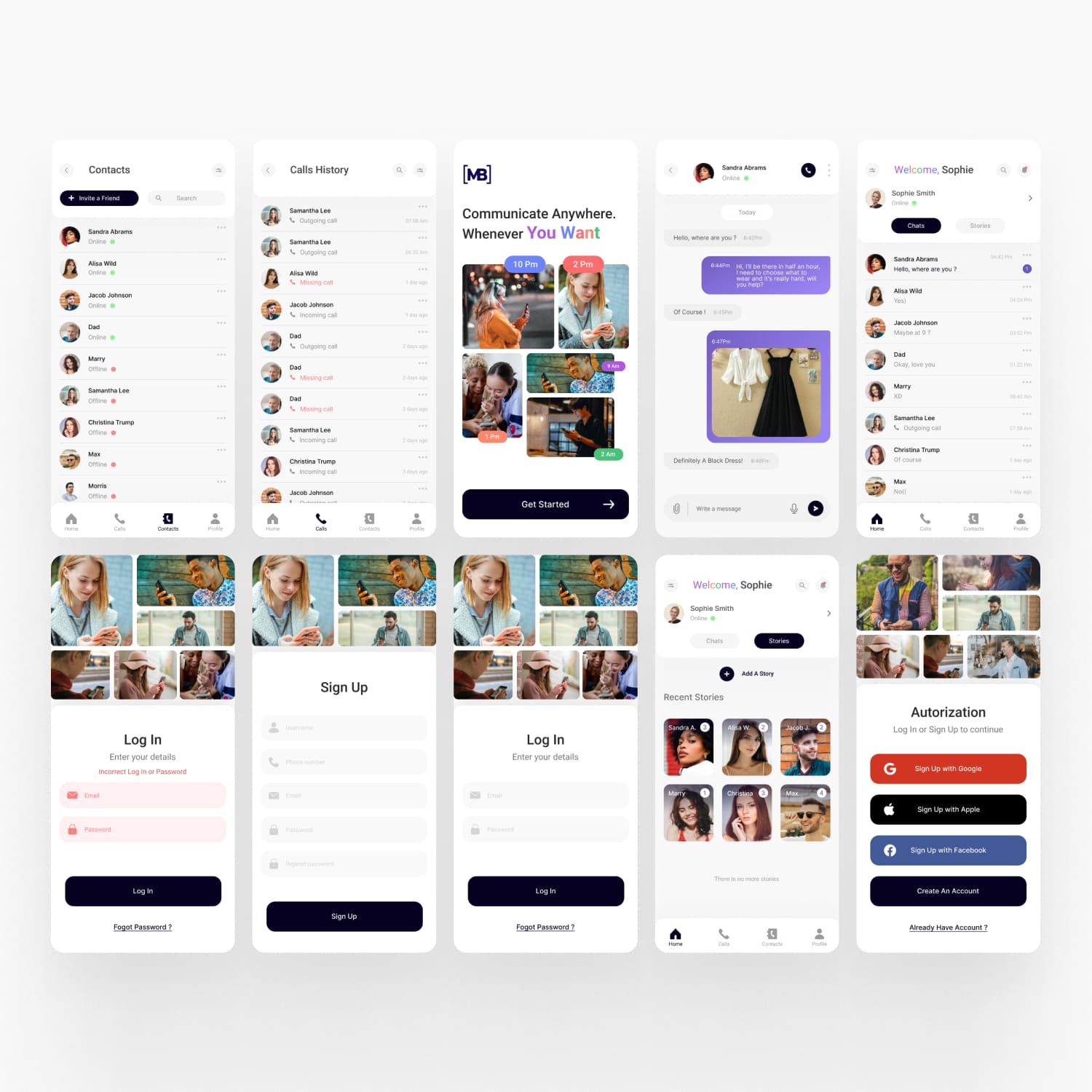 Chat App UI cover.