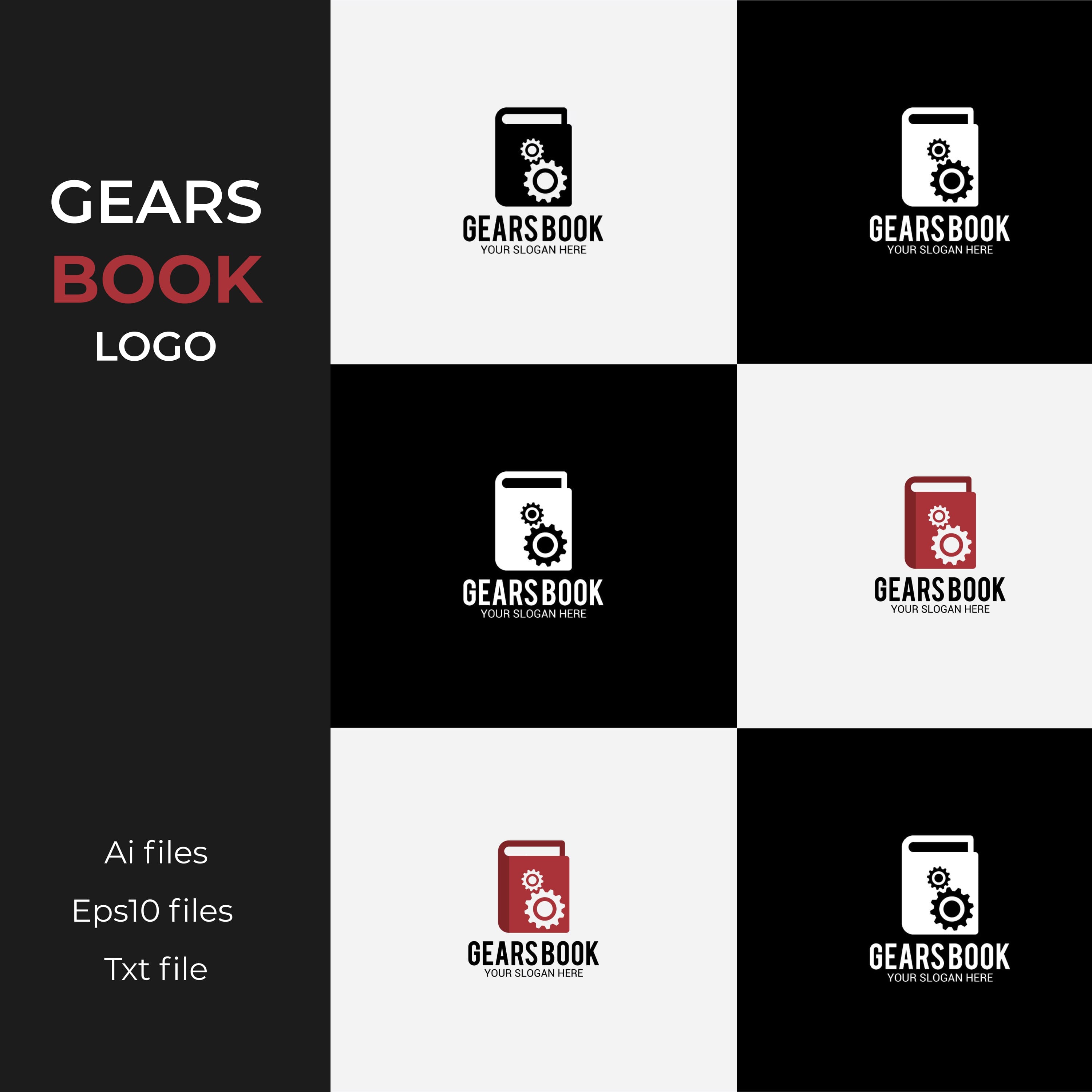 Gears book Logo.