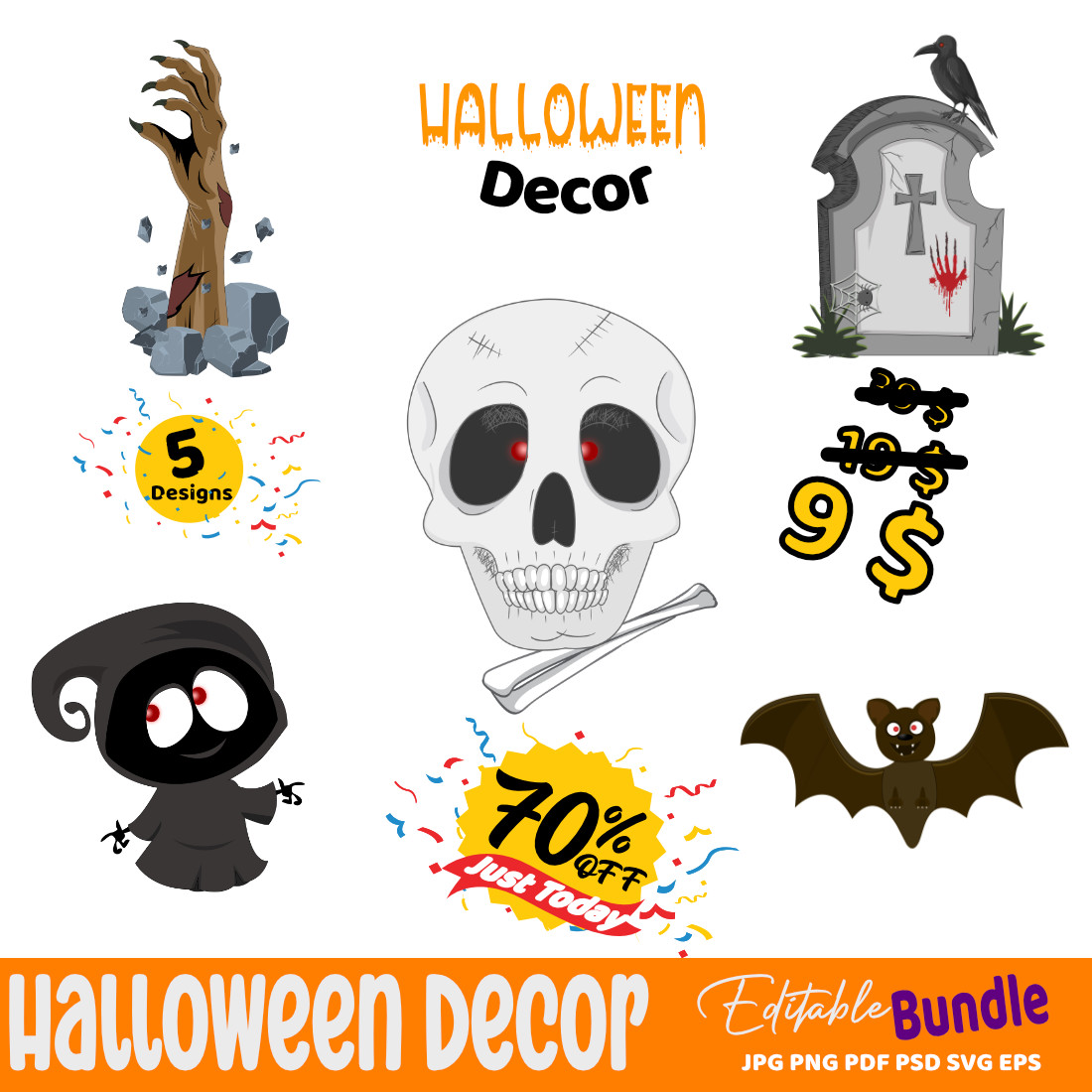 Halloween Spooky Bundle facebook image.