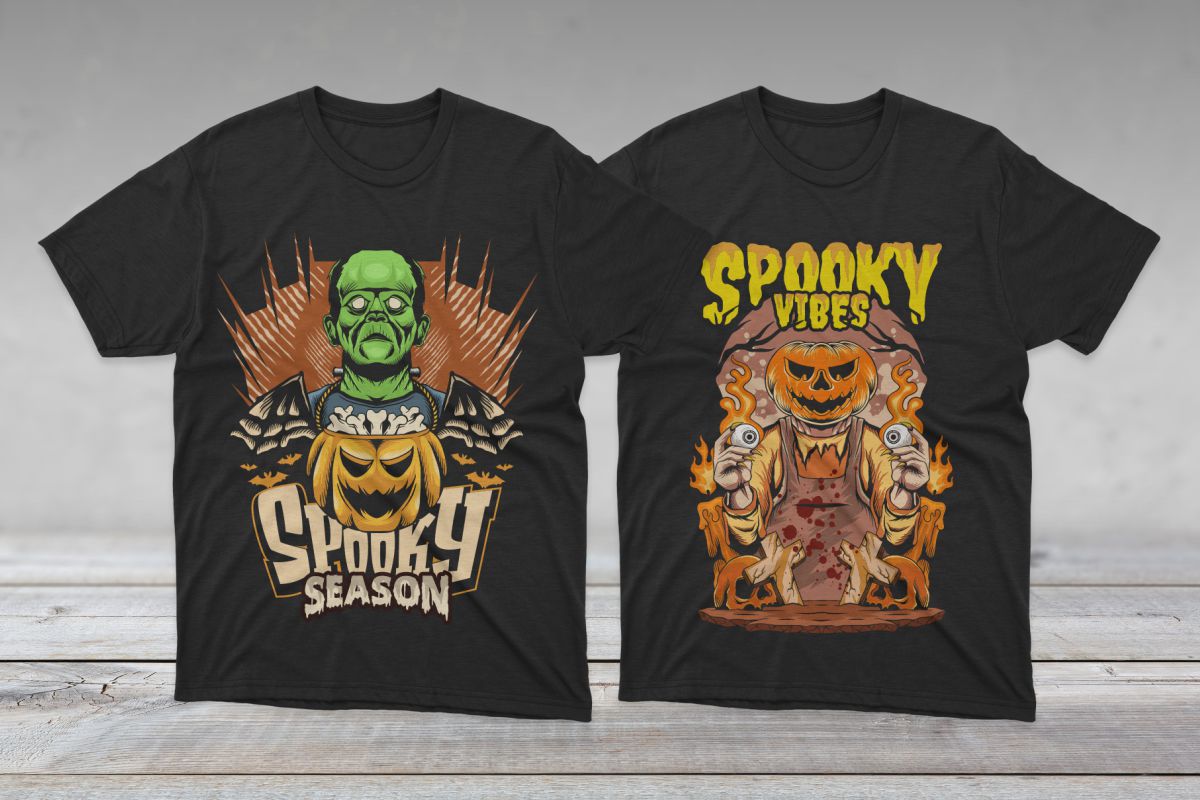T-Shirt Halloween Graphics Preview image.