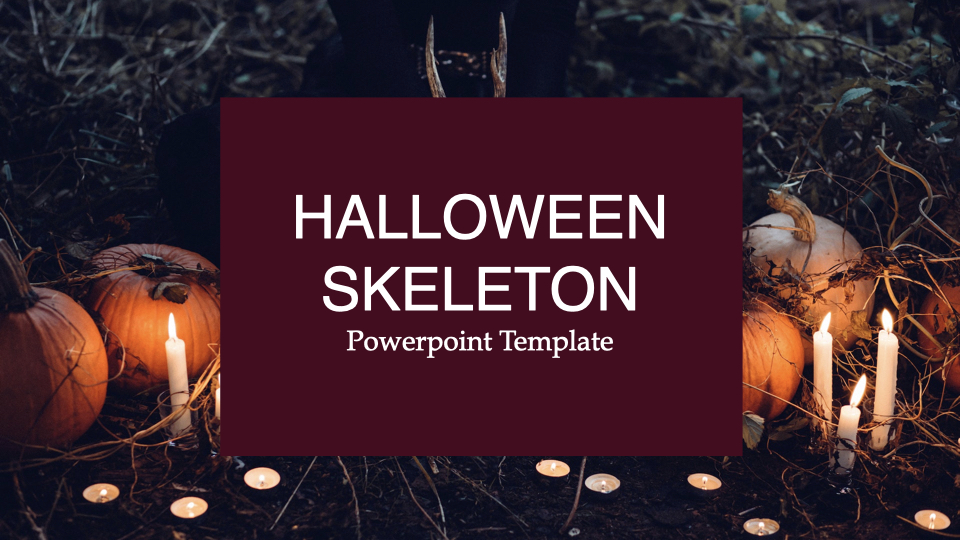 Stylish skeleton template.