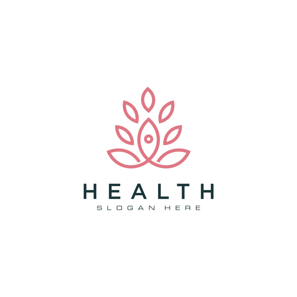 Minimal Flower Logo Bundle, beauty logo, health logo