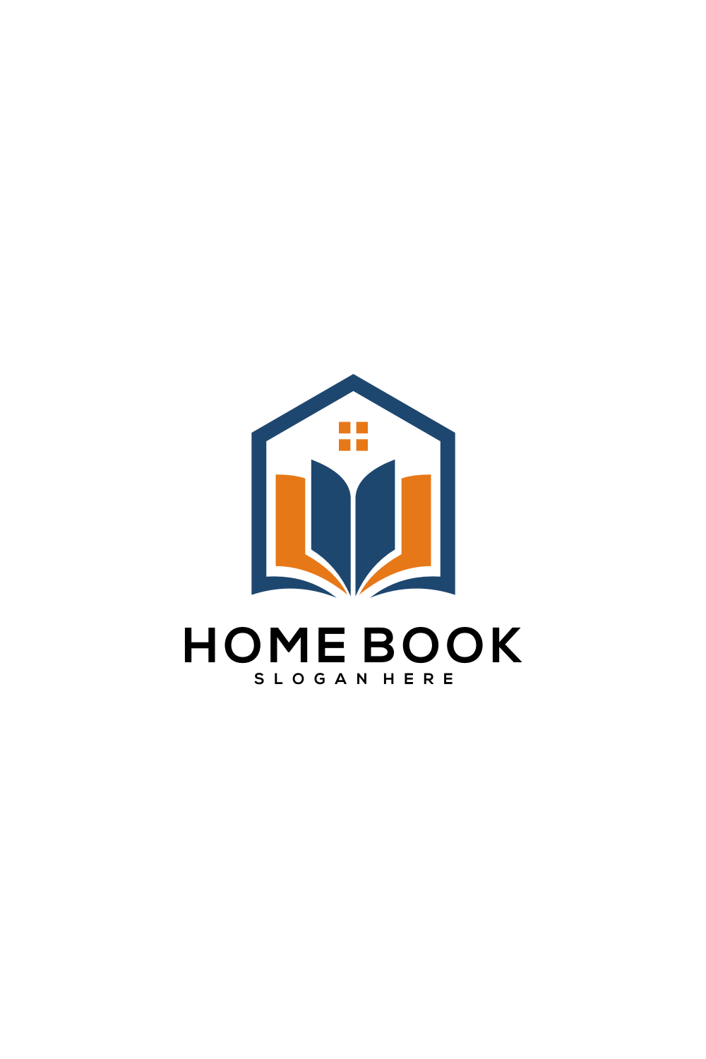 Home Book Logo Vector Design Pintertest preview.