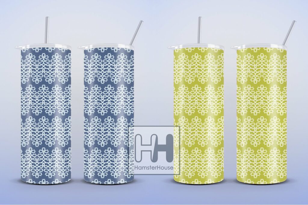 Horizontal Lace Pattern, Skinny Tumbler Wrap Sublimation – MasterBundles