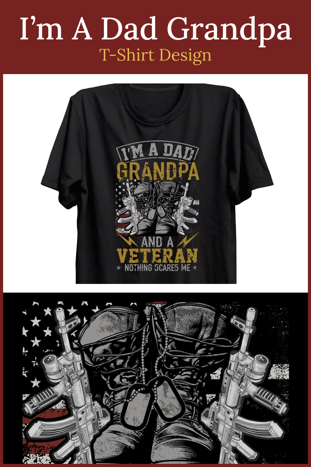 im a dad grandpa t shirt design 02