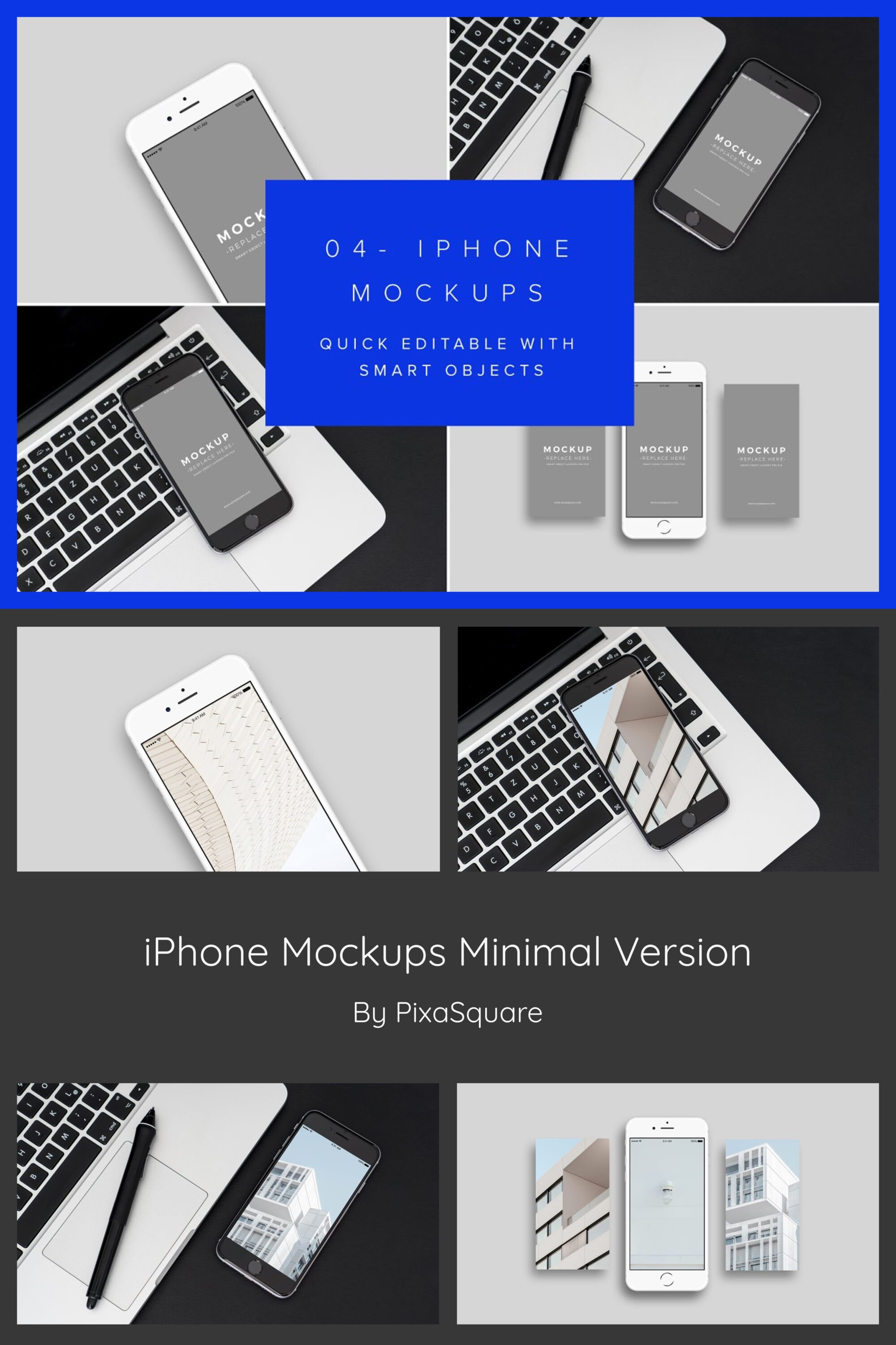 IPhone Mockups Minimal Version - Pinterest.