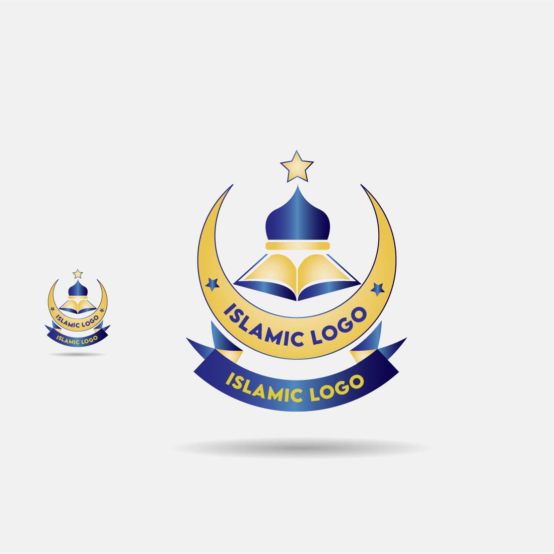 Islamic Editable Logo Vector Preview image.