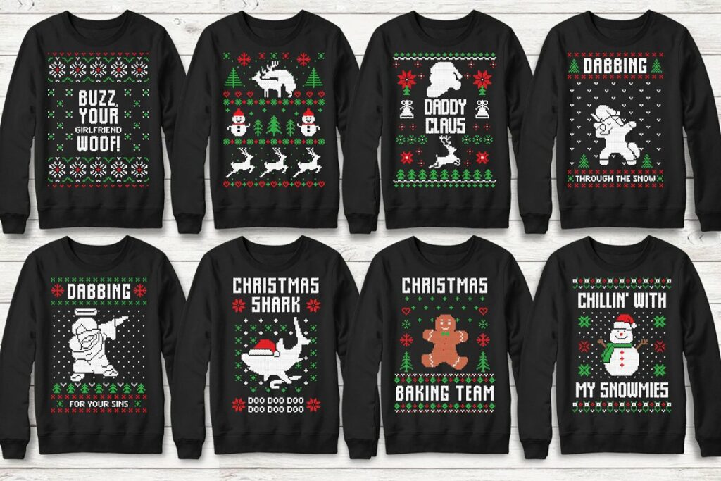 100+ Ugly Christmas Designs – MasterBundles