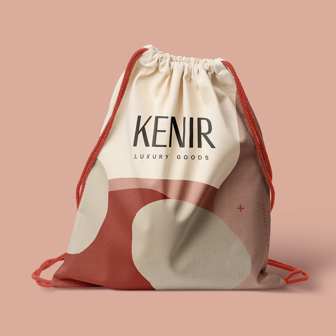 Kenir Modern Sans Serif Font bag mockup.