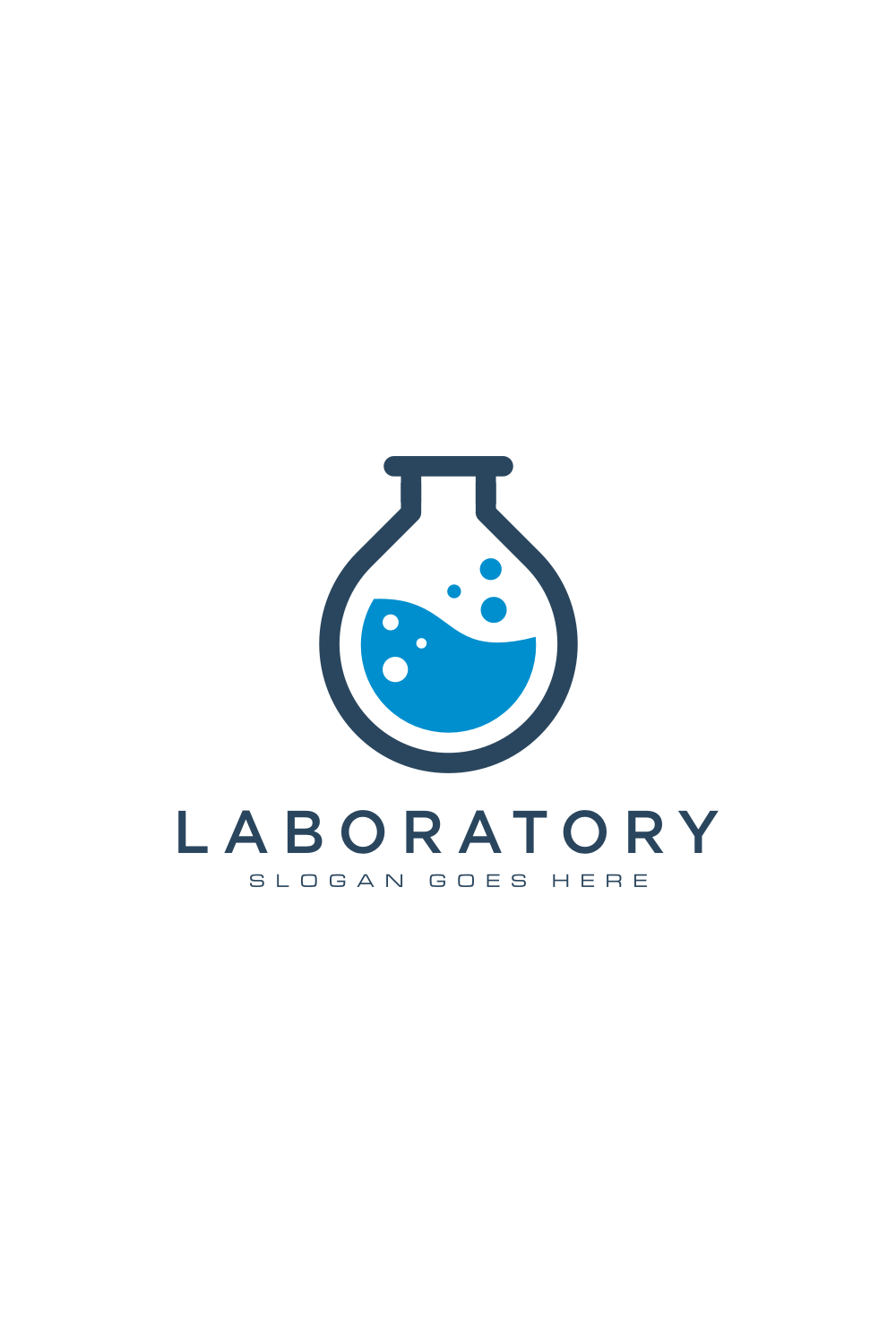 Laboratory Science Logo Pinterest preview.