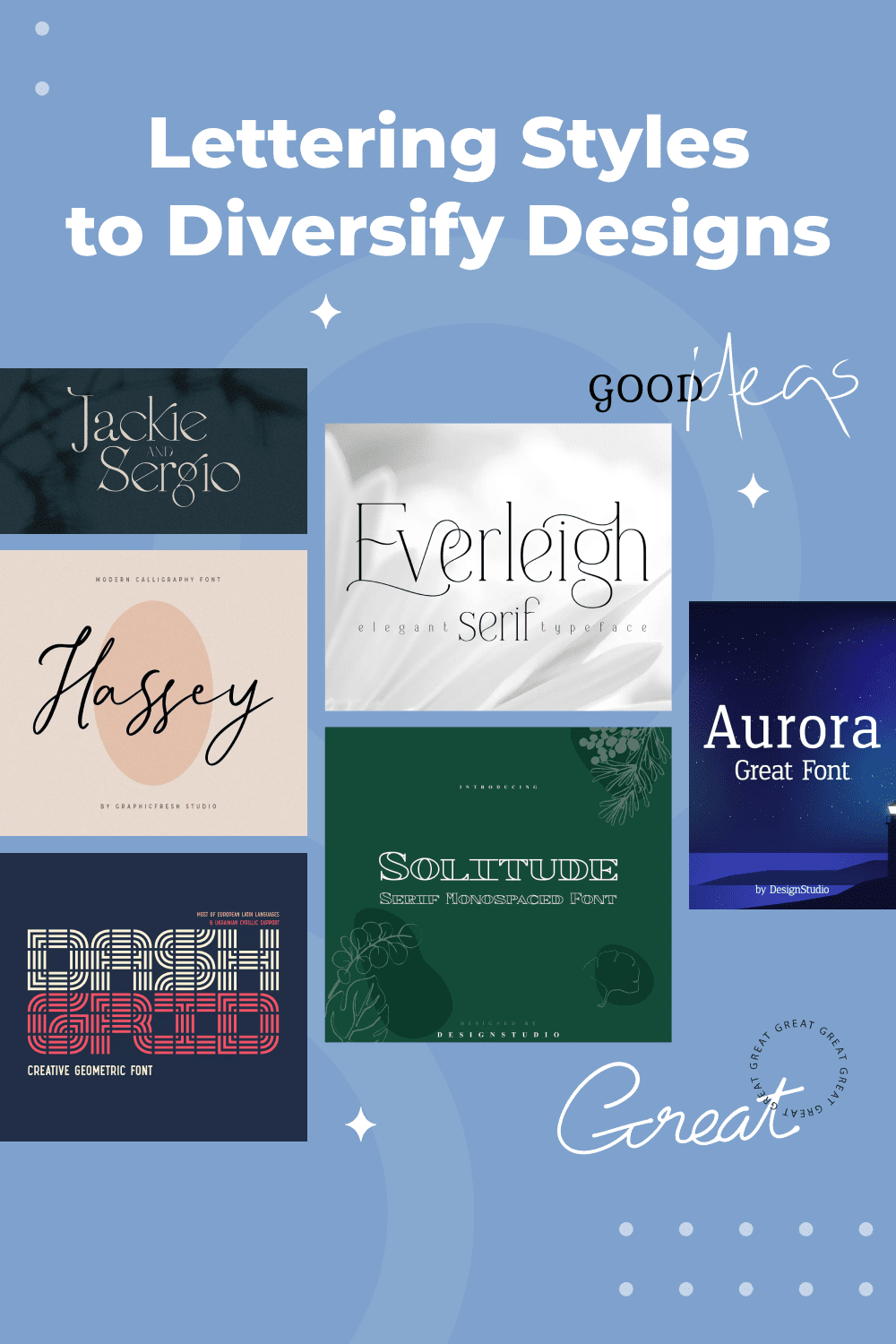 lettering styles to diversify designs pinterest