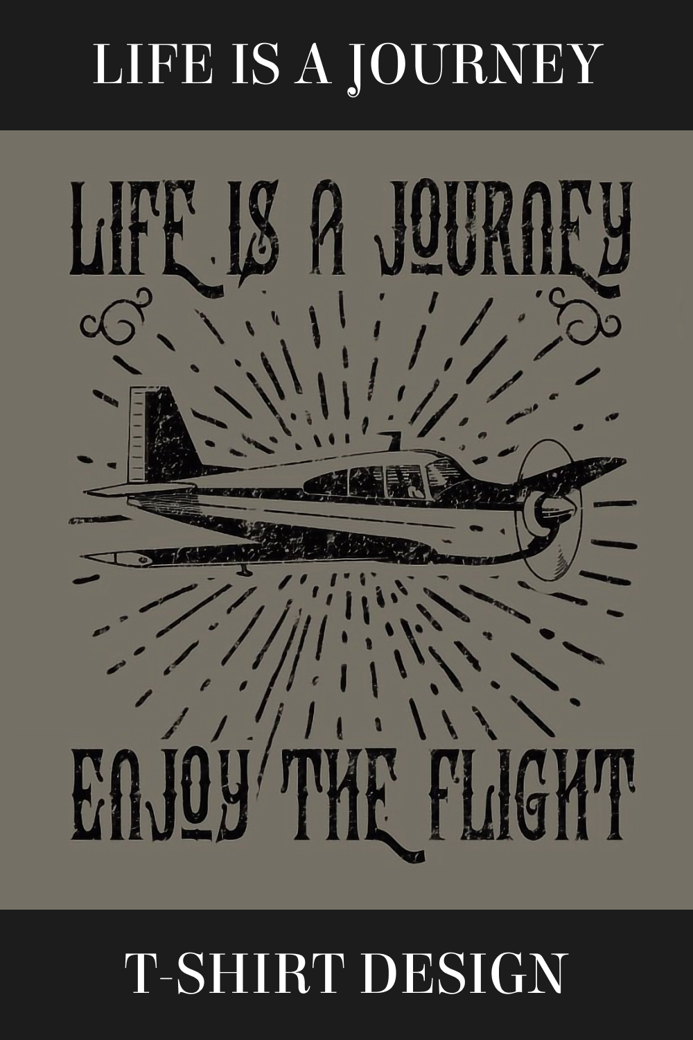 life is a journey t shirt design 02