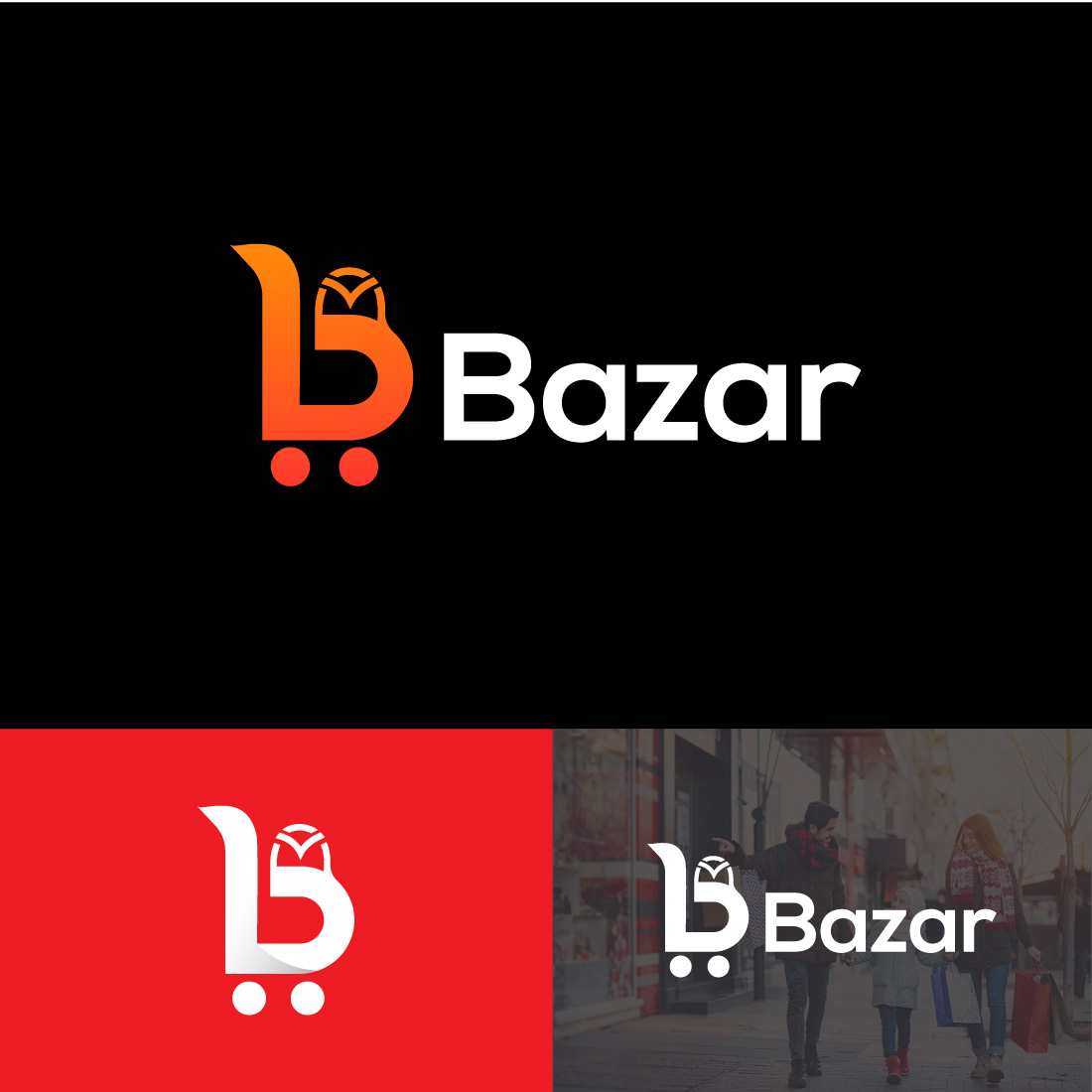 Bazar Shop - Letter B Logo facebook image.