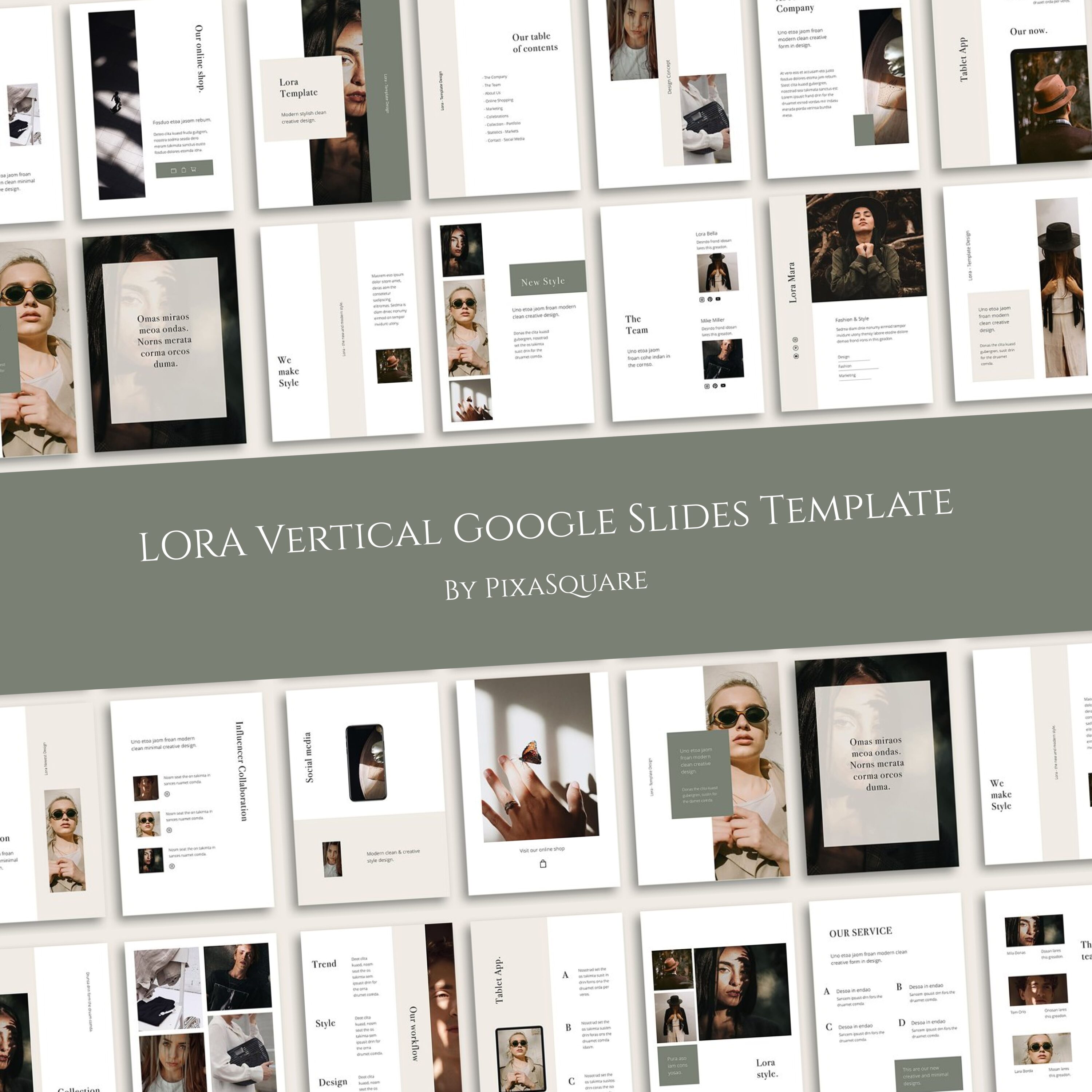 LORA - Google Slides Template – MasterBundles
