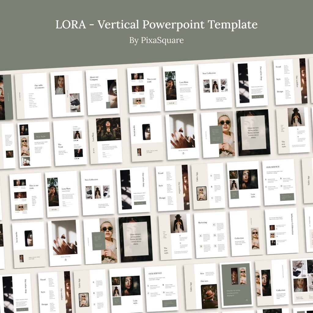 BOSH - Powerpoint Vertical Template | Master Bundles