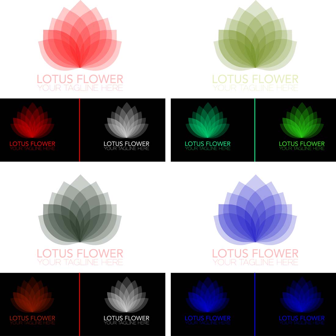 Lotus Flower Logo Collection cover image.