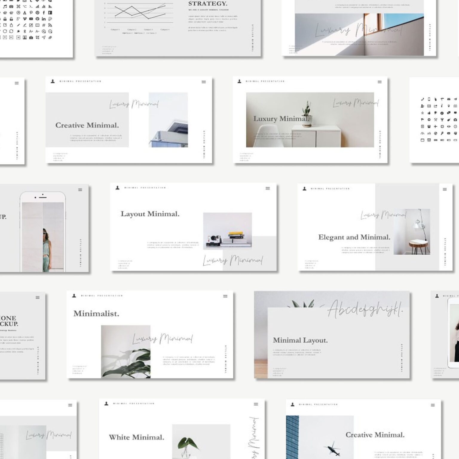 Luxury - Minimal Keynote Template – MasterBundles