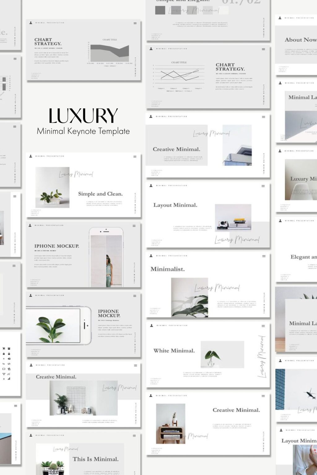 Luxury - Minimal Keynote Template – MasterBundles