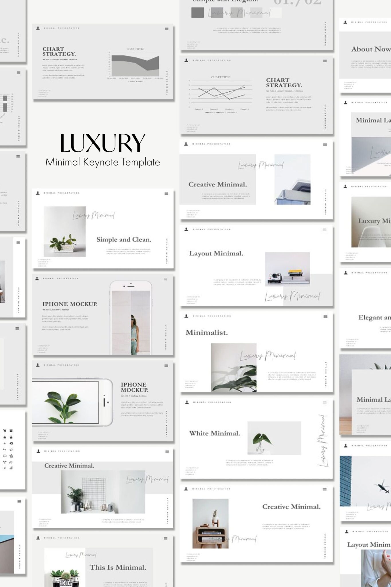 Luxury - Minimal Keynote Template – MasterBundles