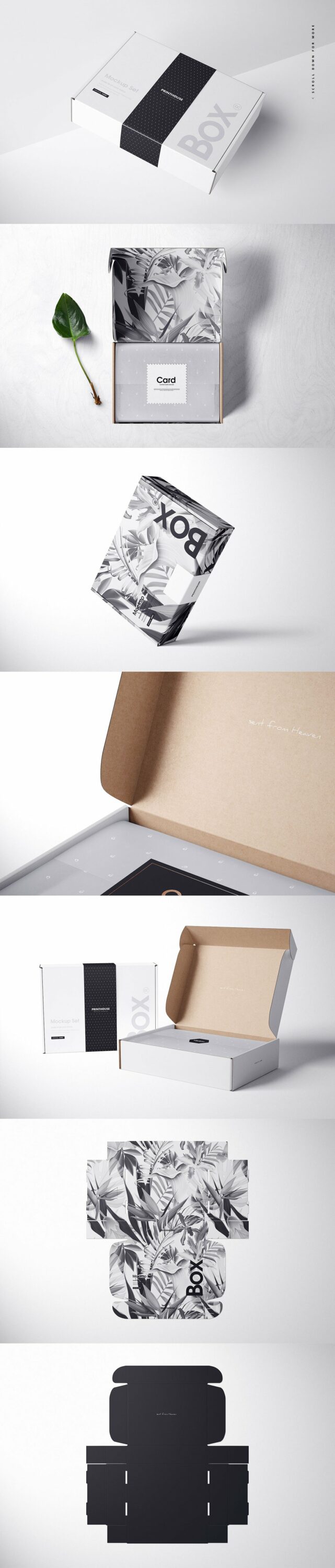 A pack of images of mailing box with a wonderful design.