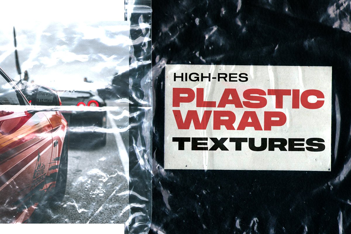 Cover image of 4K Plastic Wrap Textures.