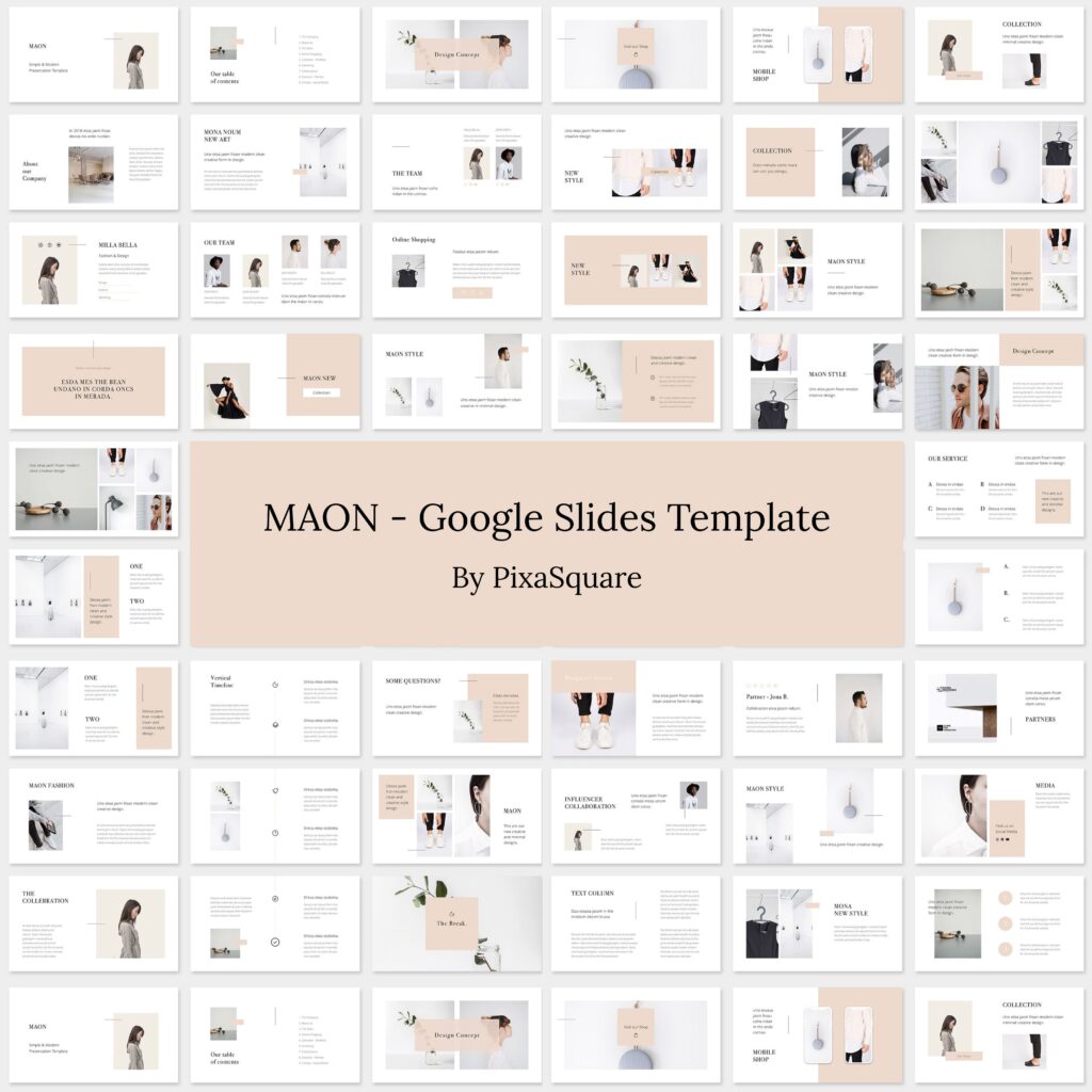 Be. Google Slides Template +30 Photos | Master Bundles