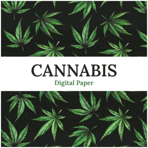 Marijuana pattern - main image preview.