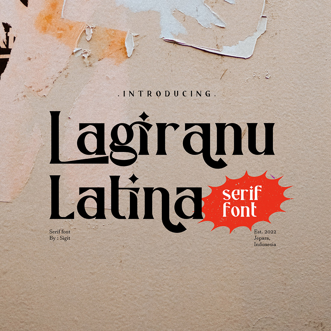 LAGIRANU LATINA | Modern Serif cover image.