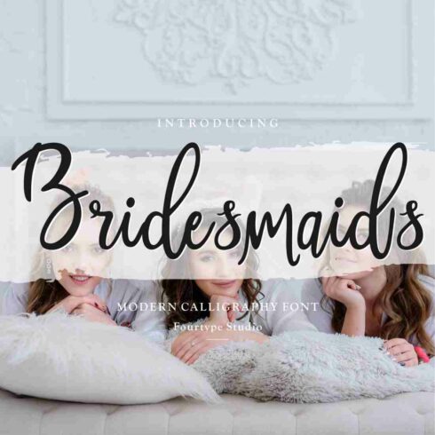 Bridesmaids Handwriting Fonts cover image.