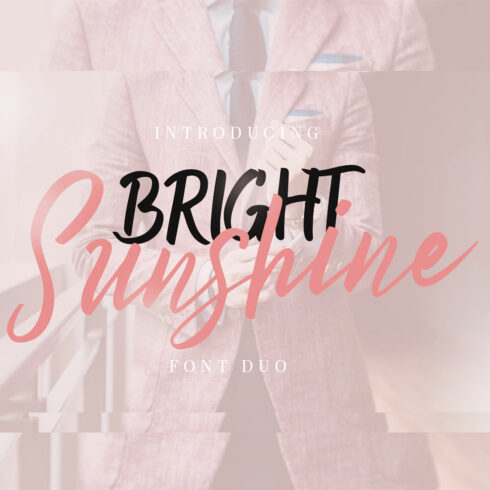 Bright Sunshine Beautiful Font Duo cover image.