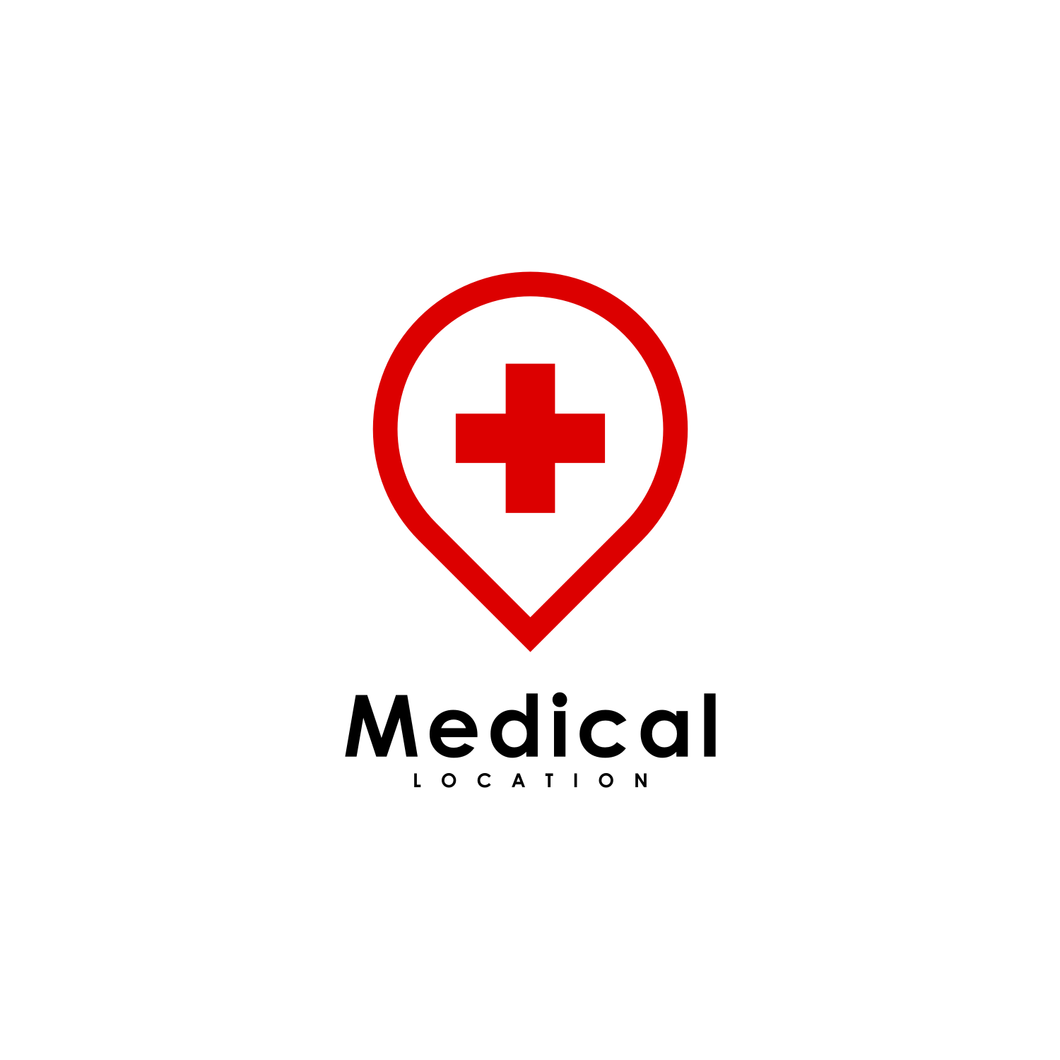 Medical Health Care Red Cross with Caduceus Symbol Art Print by hobrath |  Society6