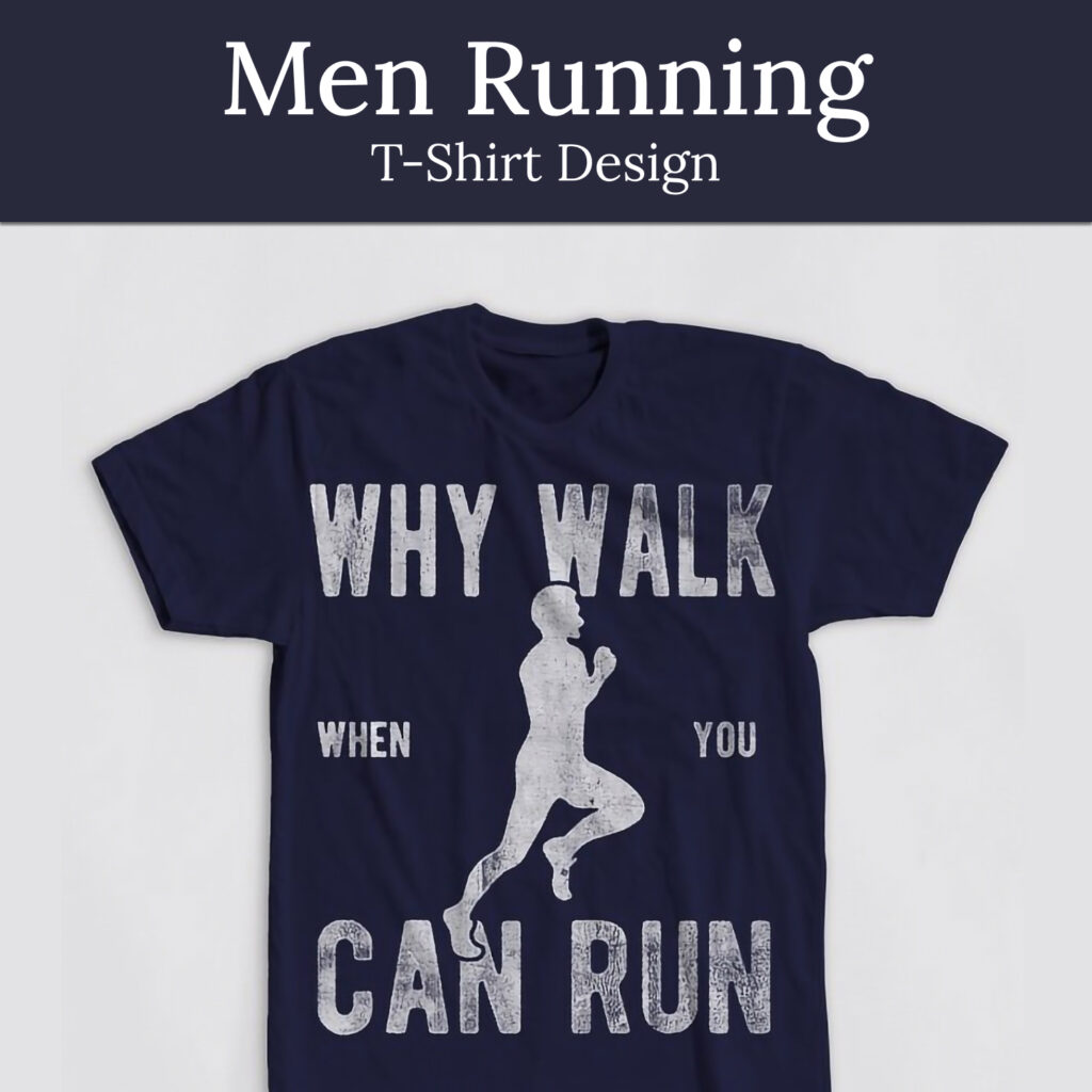 Men Running TShirt Design MasterBundles