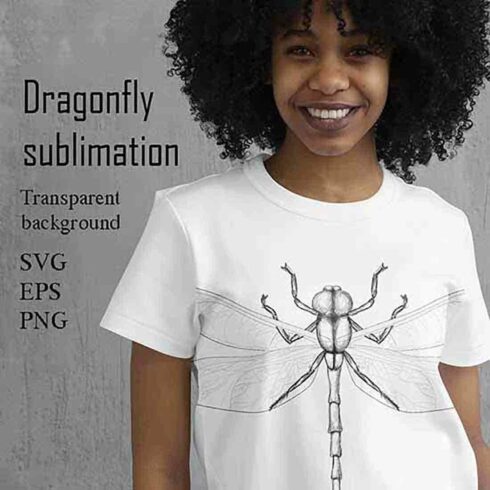 Dragonfly SVG PNG EPS Sublimation cover image.