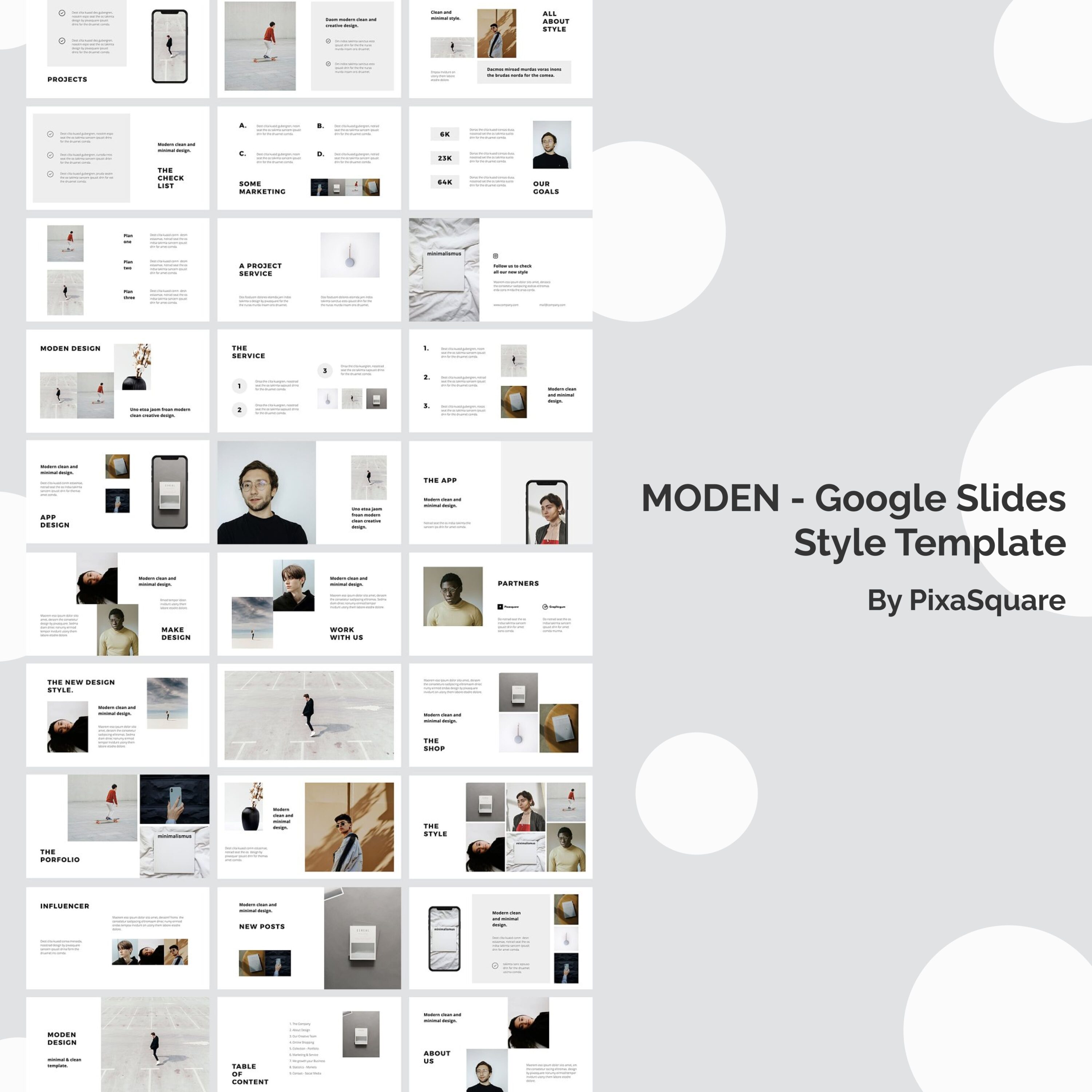 MODEN - Google Slides Style Template.