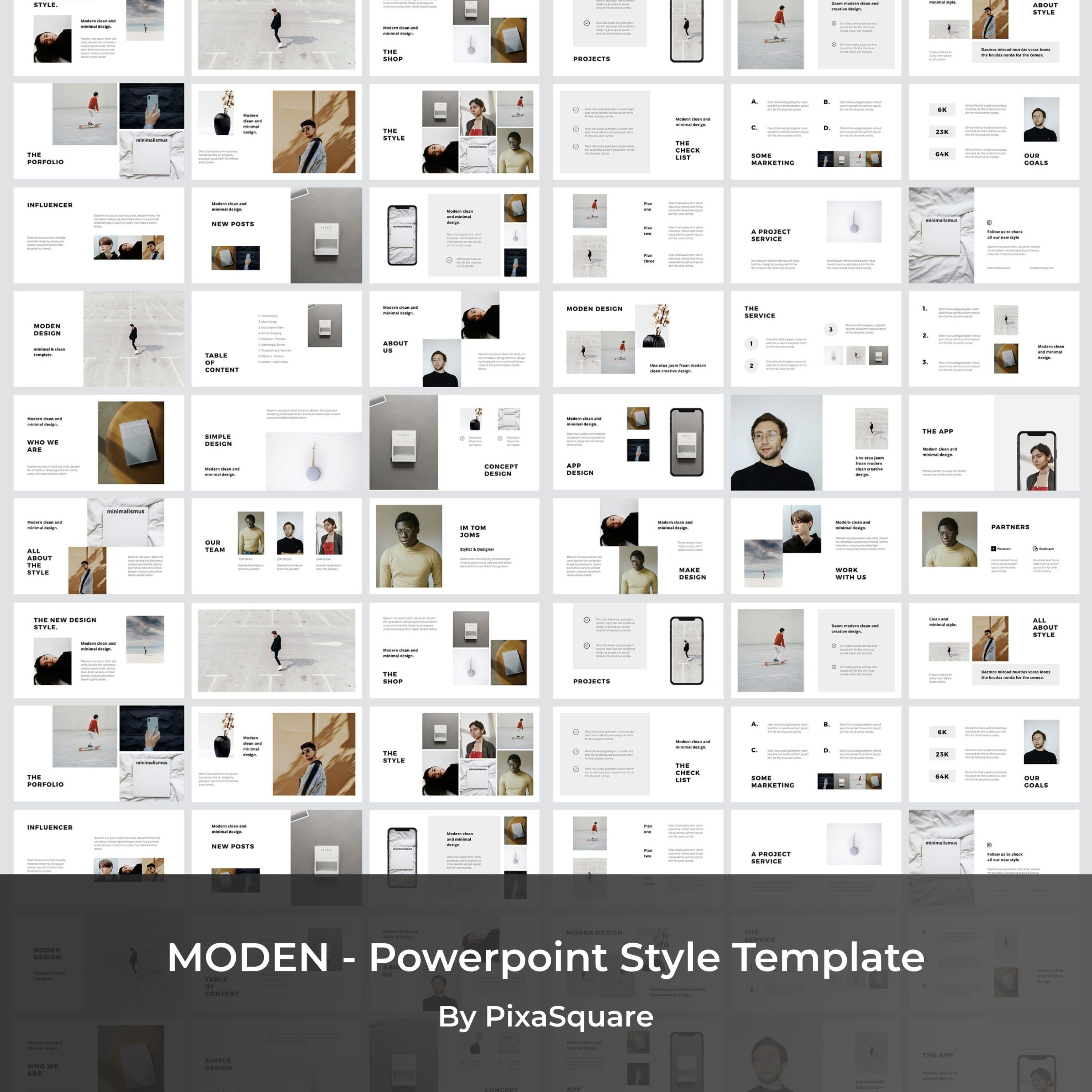 MODEN - Powerpoint Style Template.