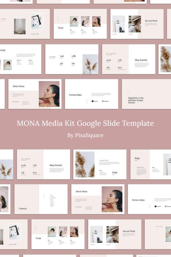 MONA Media Kit Google Slide Template – MasterBundles