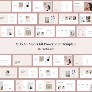 Simple & Cool PowerPoint Template | Master Bundles