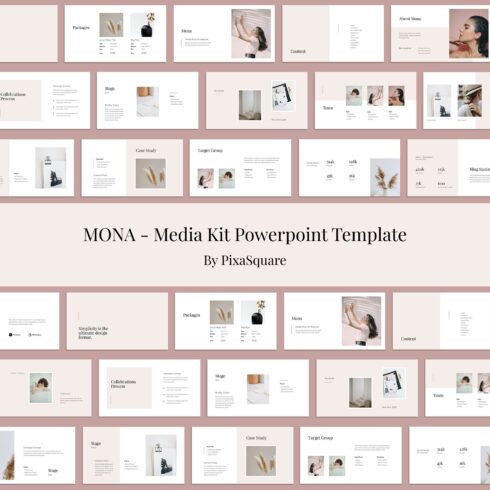 MONA - Media Kit Powerpoint Template.