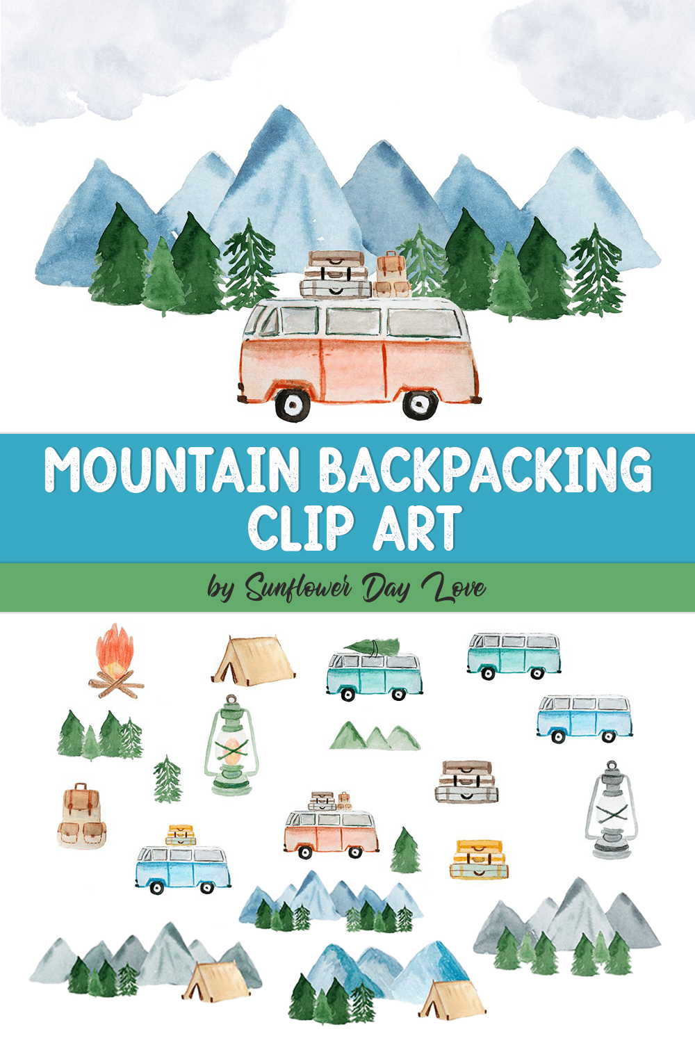 mountain backpacking clip art pinterest