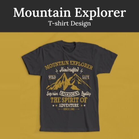 Mountain Explorer 1 T-shirt Design.