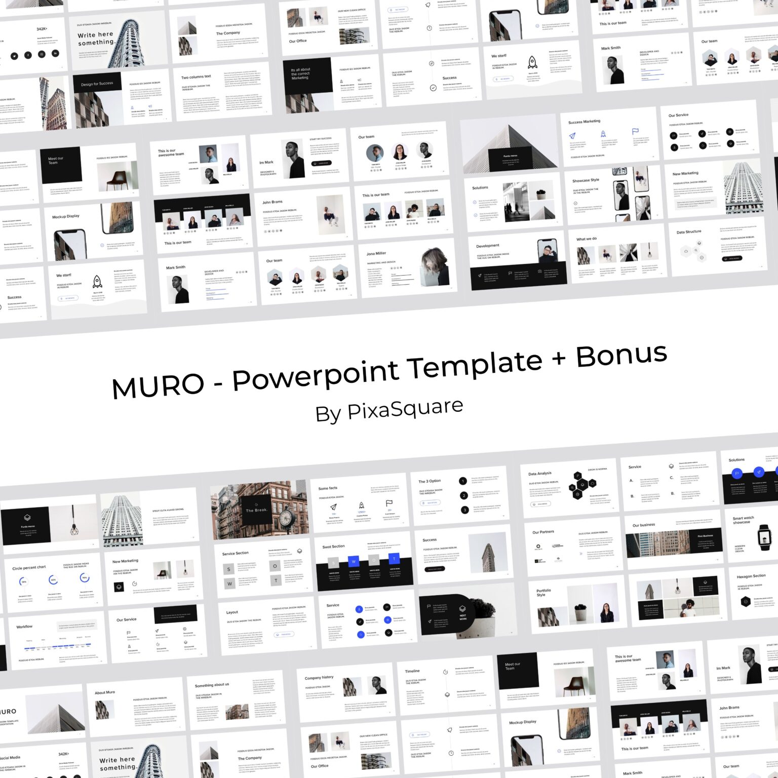 MURO - Powerpoint Template + Bonus – MasterBundles